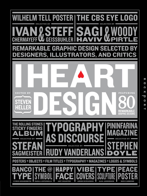 Title details for I Heart Design by Steven Heller - Available